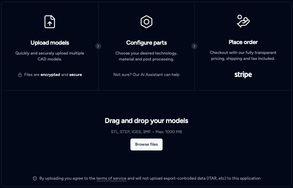 Branded storefront upload flow